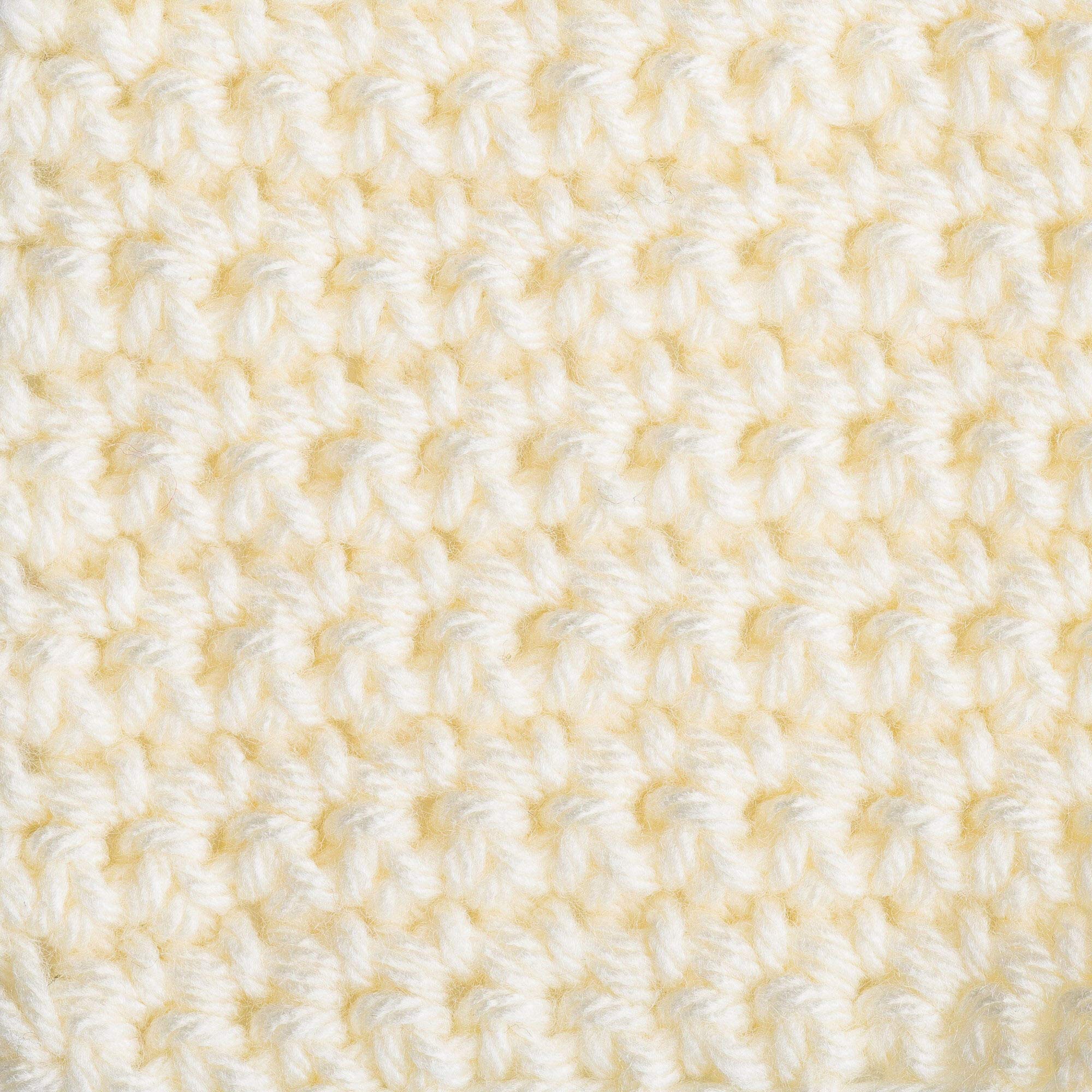 Caron One Pound Yarn - 2 Pack with Free Knitting Pattern Cards in Cream Color | Soft Acrylic Yarn for Crochet, Knitting, Blankets & DIY Crafts
