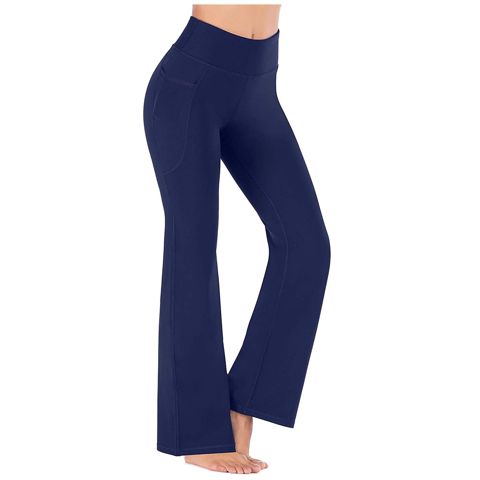 Bravetoshop Women's Wide Leg Sweatpants - Soft Comfy Yoga Lounge Pants with Pockets for Workout, Running & Relaxing at Home