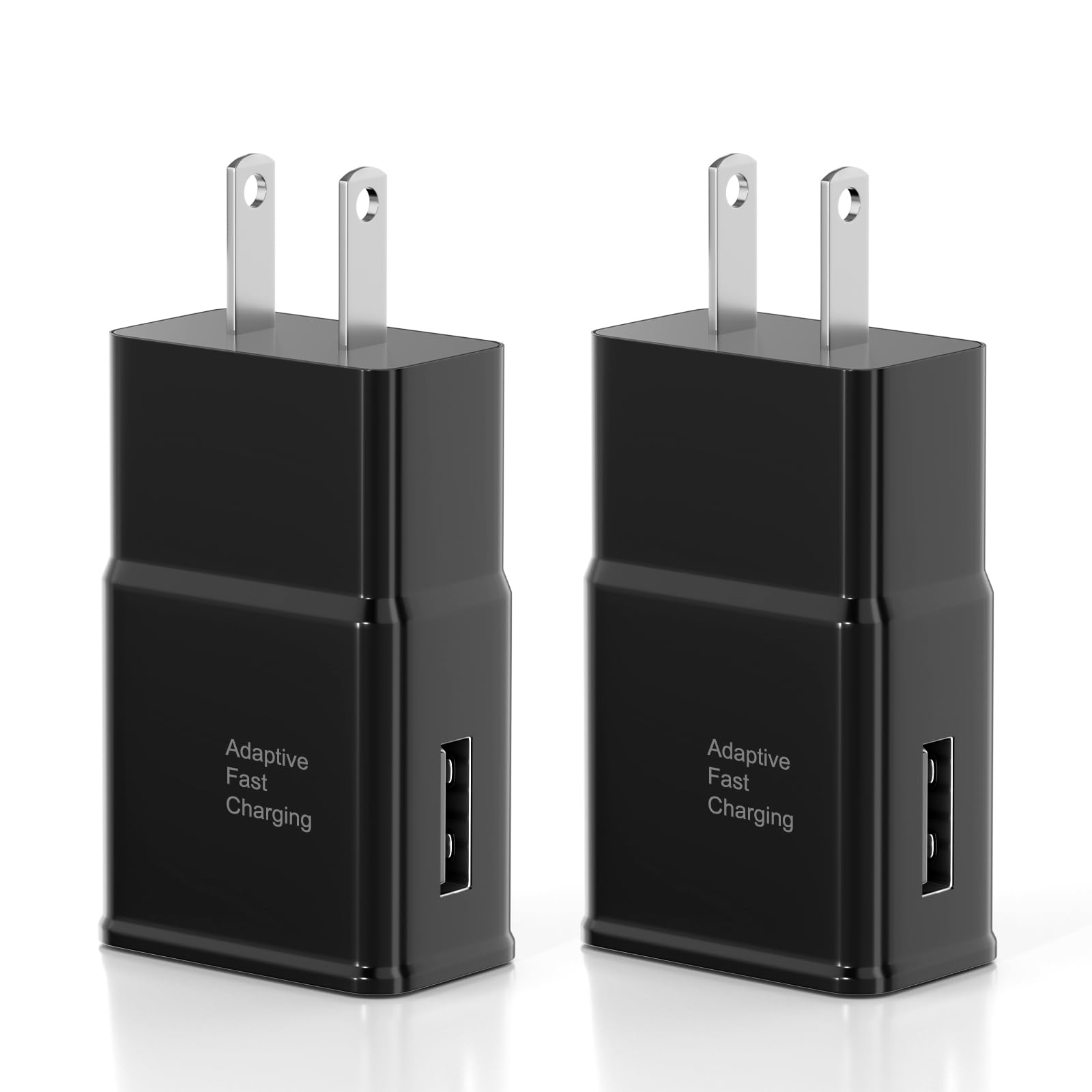 Samsung Fast Charger 25W 2-Pack - USB Wall Charger Adapter for Galaxy S25 Ultra/S25+/S25/S24/S23/S8/S9/Note 10/9/8/5, Quick Charge 3.0 Compatible with Android Phones - Perfect for Travel, Home & Office Use