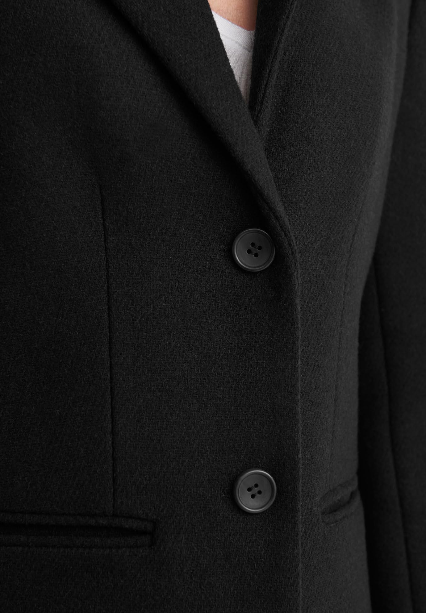 Ellos Women's Plus Size Classic Wool-Blend Coat - Warm Winter Trench Coat for Curvy Women | Perfect for Office, Dating & Holiday Outfits