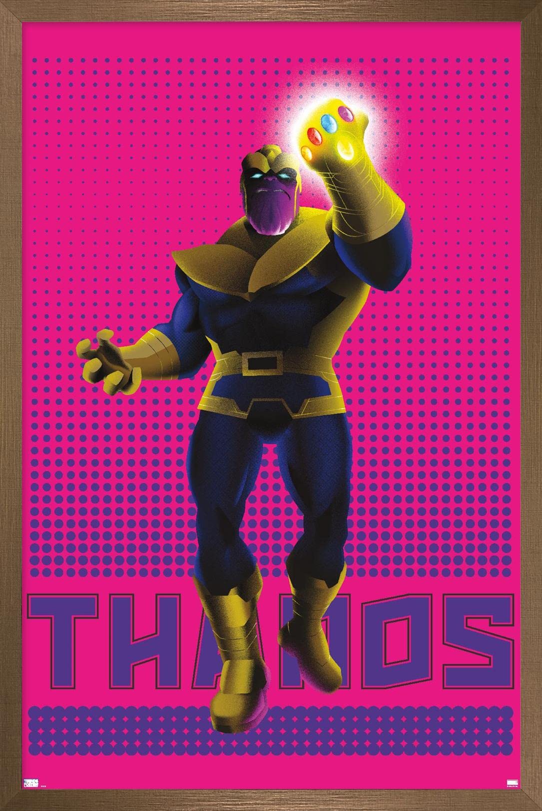 Trends International Marvel Shape of a Hero - Thanos Wall Poster, 14.725