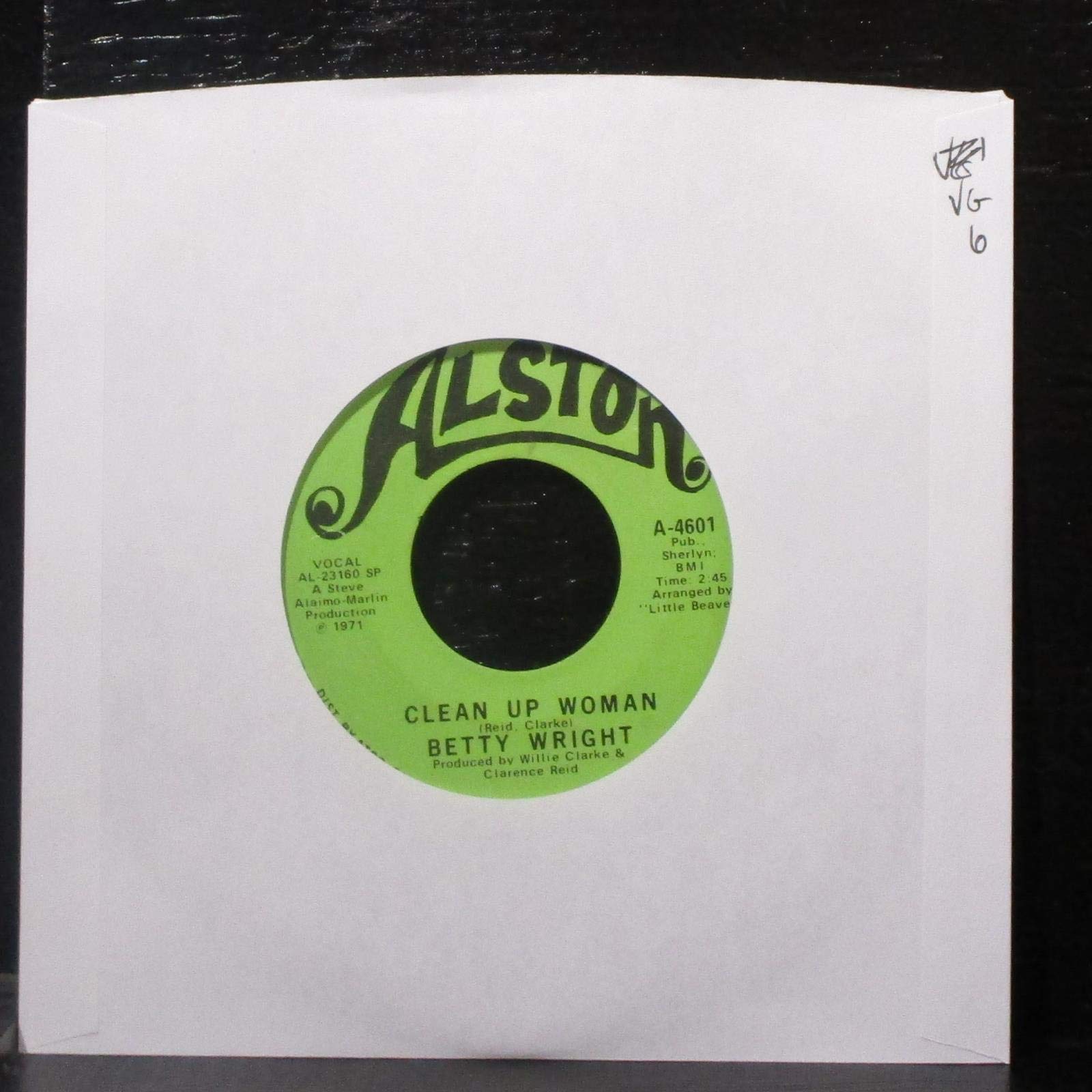 Betty Wright - Clean Up Woman / I'll Love You Forever - 7 Inch Vinyl 45 RPM Record - Perfect for Vintage Music Collectors & Soul Music Lovers