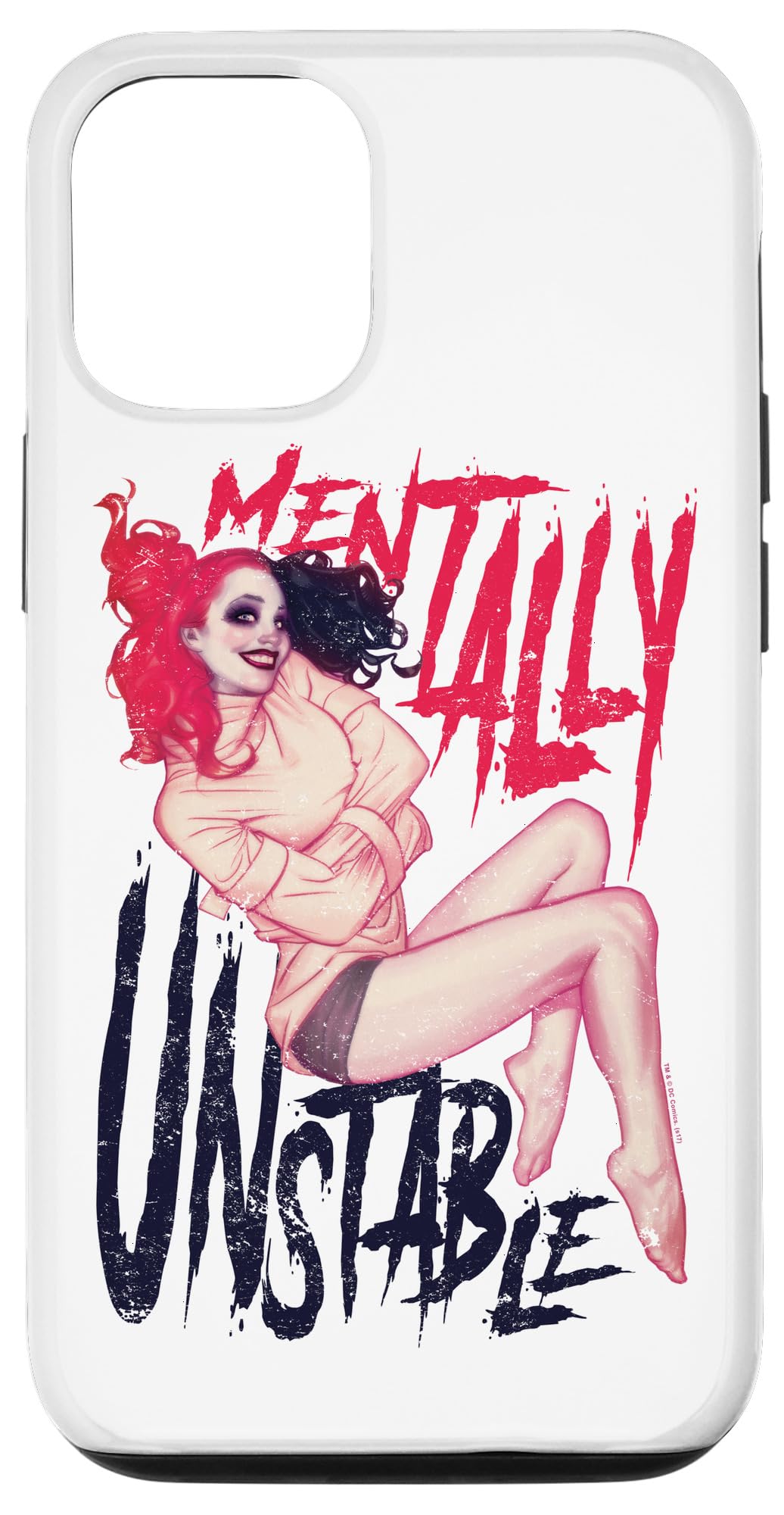 Harley Quinn Themed iPhone 12/12 Pro Shockproof Case - Trendy Protective Cover for Daily Use, Travel & Cosplay