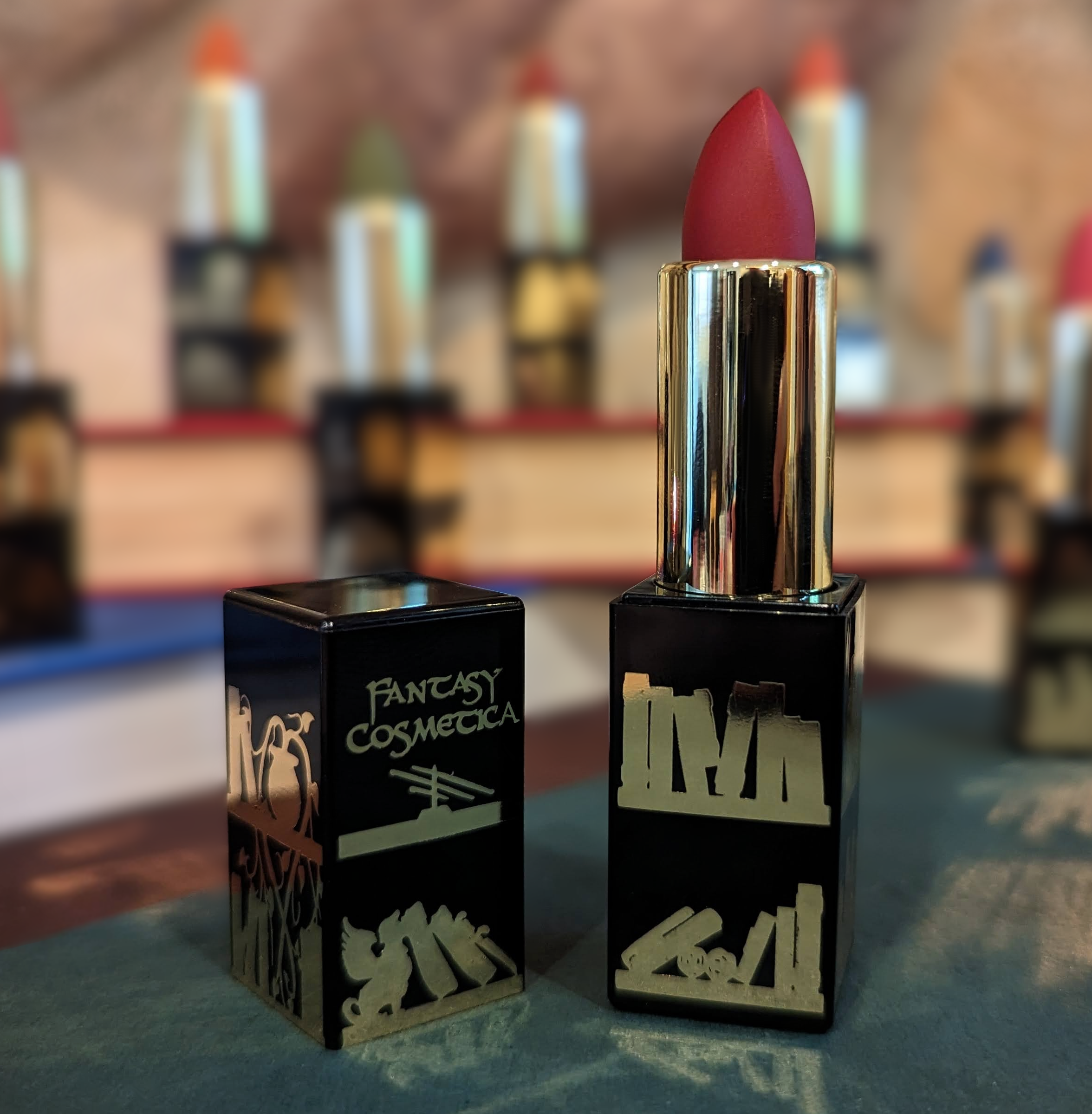 Buried (deep brick brown red)