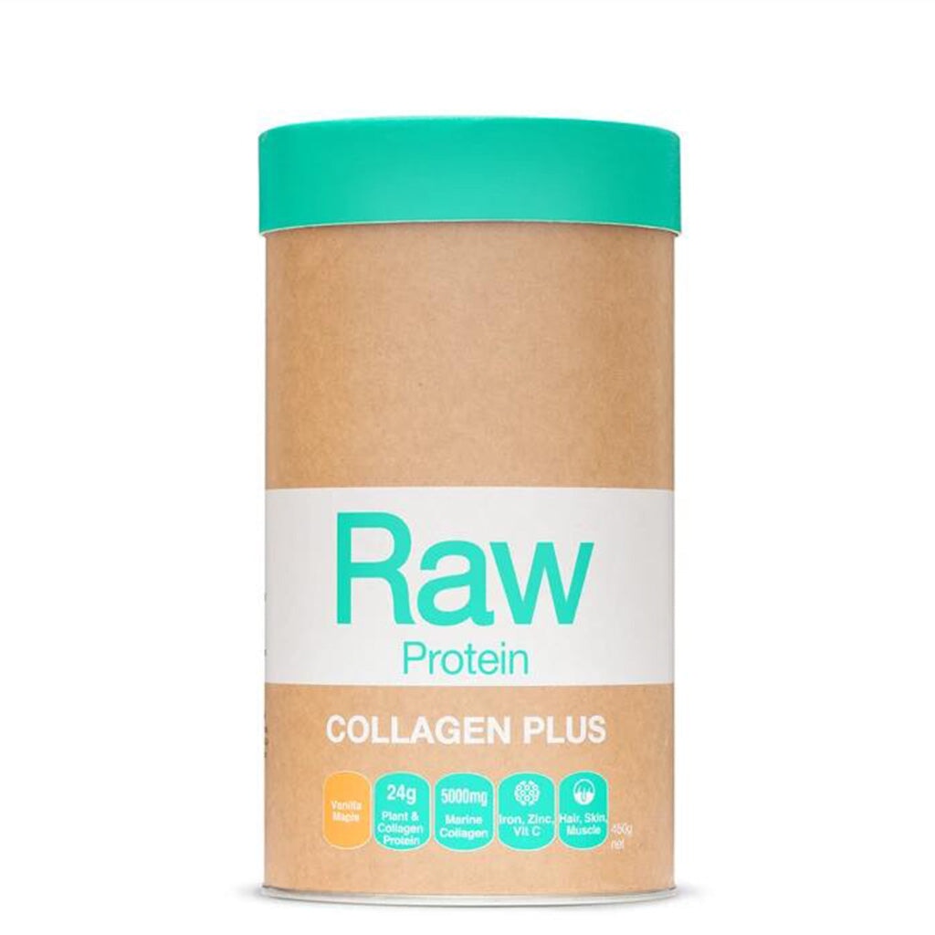 Amazonia Raw Collagen Protein Powder - Vanilla Maple Flavor for Smoothies, Coffee & Baking | Grass-Fed, Keto & Paleo Friendly