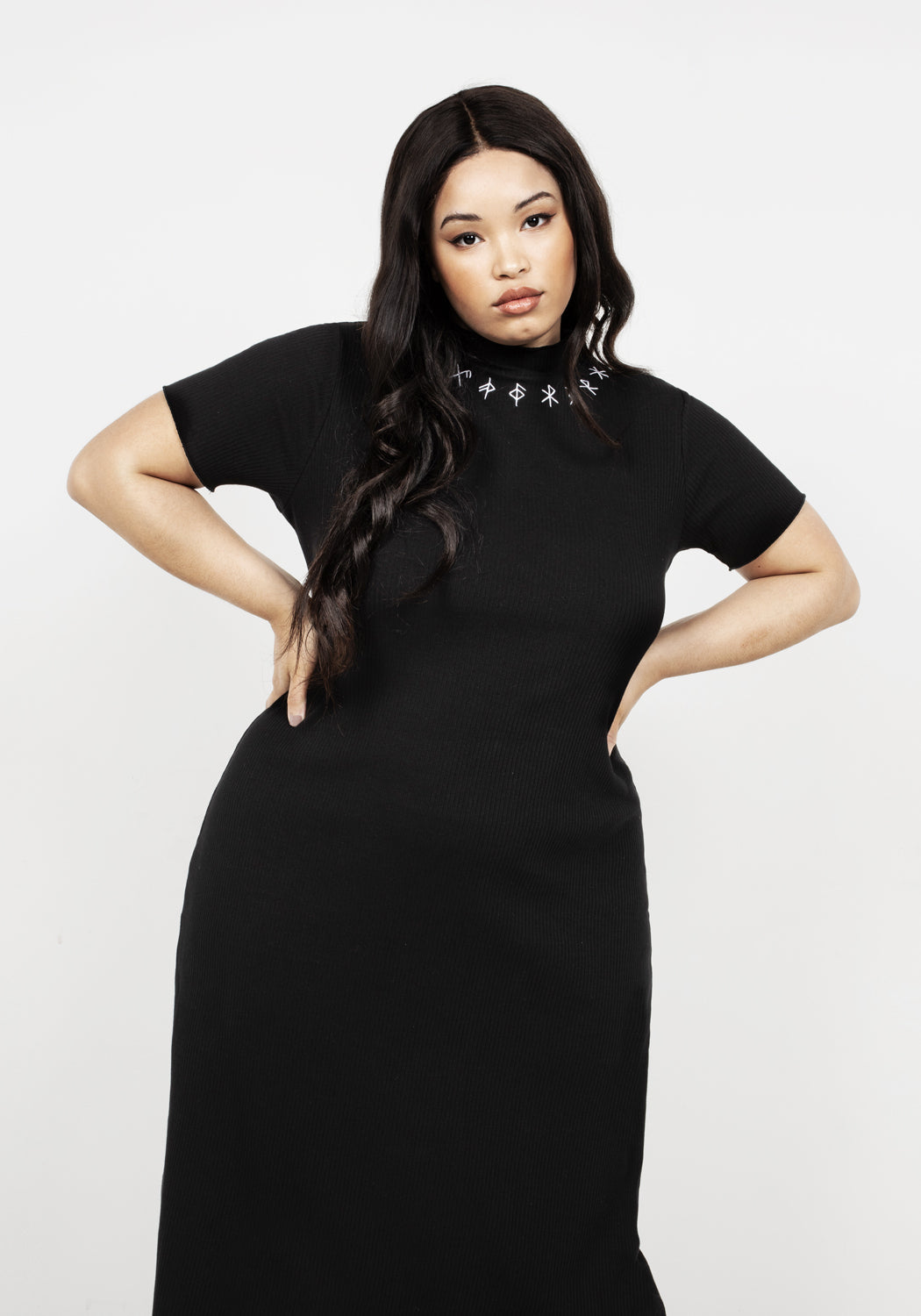 Runa Jersey Midi Dress - Women's Flowy Casual Summer Dress for Beach, Vacation & Everyday Wear