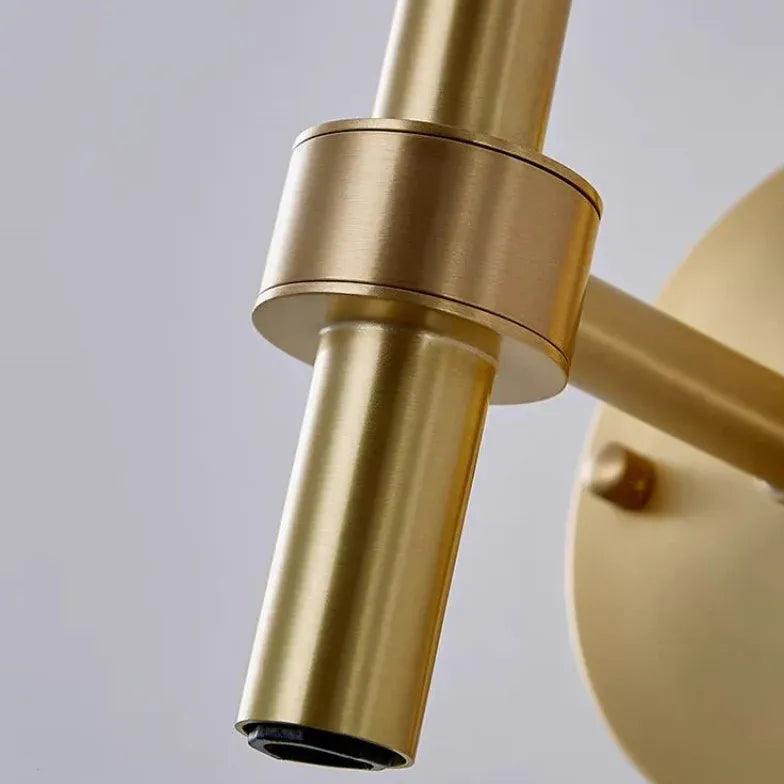 Double Head Glass Up and Down Wall Lights - Modern Adjustable LED Sconce for Bedroom, Living Room, and Hallway Lighting