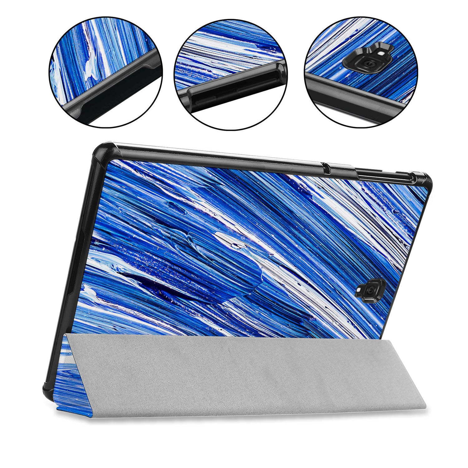 Samsung Tablet Case - Shockproof & Slim Protective Cover for Samsung Galaxy Tab A/S6/S7/S8 - Perfect for Work, School & Travel