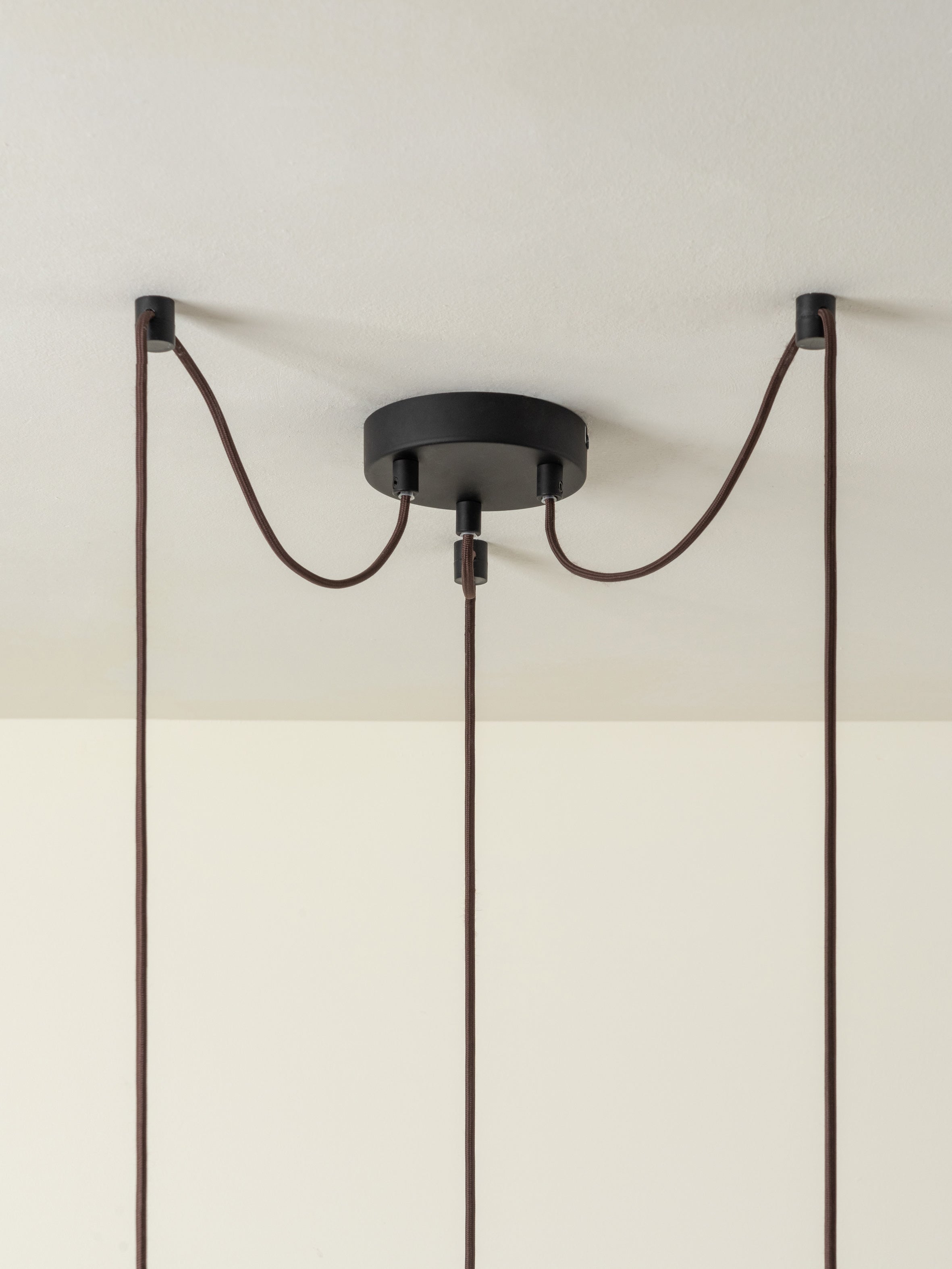 Aditi 3-Light Rattan Pendant Light Fixture - Natural Woven Chandelier for Dining Room, Kitchen Island, or Bedroom Lighting