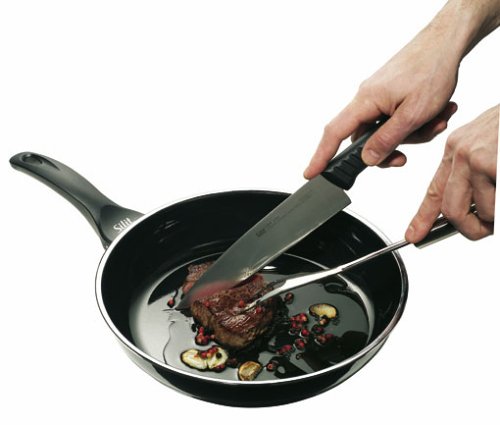 Silit Professional Nonstick Frying Pan - 10-Inch Medium Black Skillet for Perfect Sautéing & Frying | Ideal for Home Cooking, Restaurant Use & Camping Trips