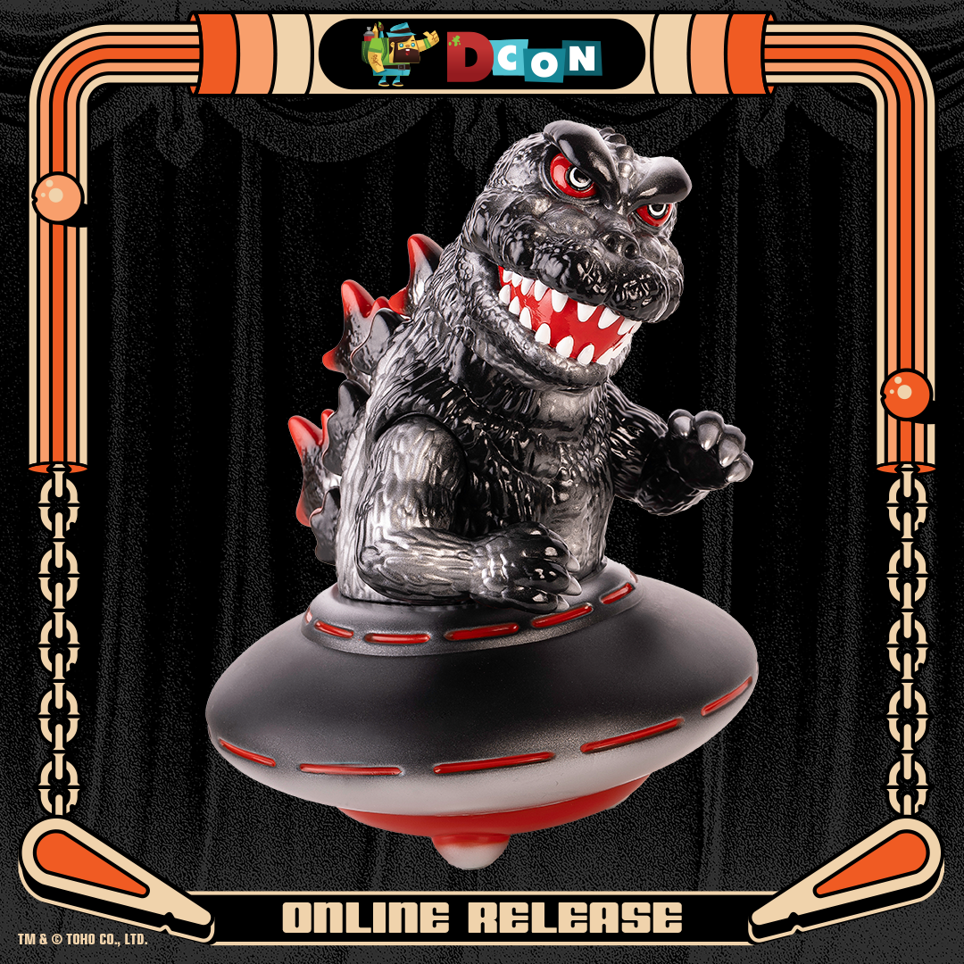 Godzilla UFO Soft Vinyl Figure - Xilien Black (Designer Con Exclusive) | Collectible Japanese Kaiju Toy for Display & Gifts | Perfect for Anime Fans & Pop Culture Collectors
