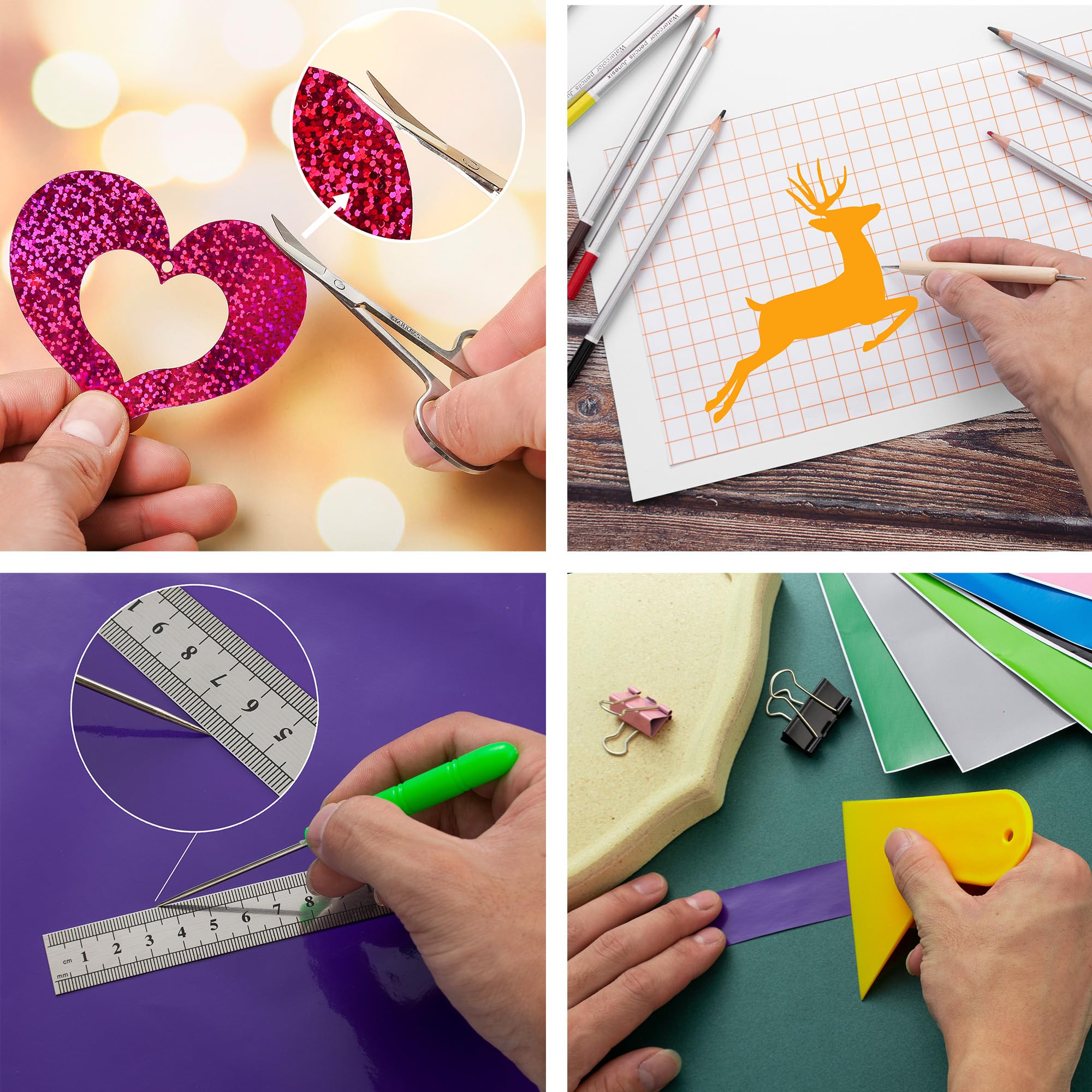 Premium Vinyl Weeding Tools Kit for Crafting & DIY Projects - Scrapbooking, Lettering, Artwork