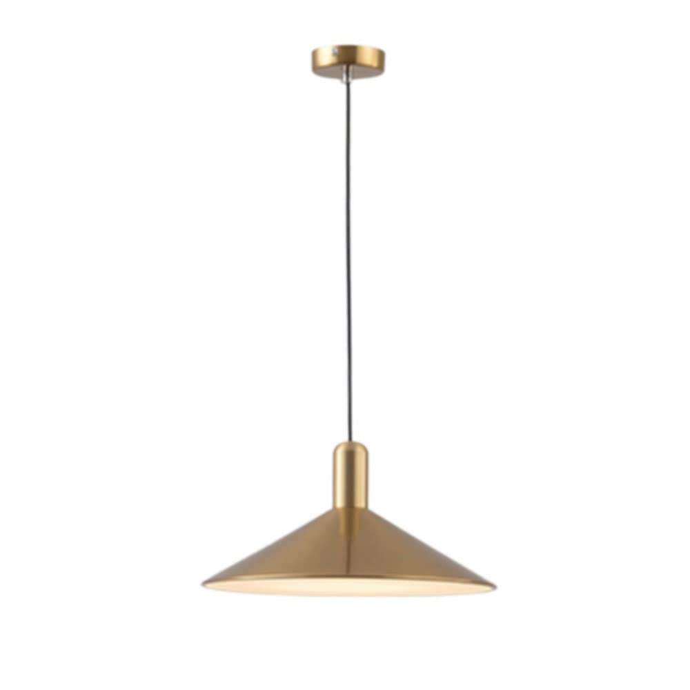 Modern Triangle Pendant Light - Minimalist 1-Light Hanging Lamp for Kitchen Island, Dining Room, Bar & Restaurant | Contemporary Ceiling Fixture for Home & Commercial Spaces
