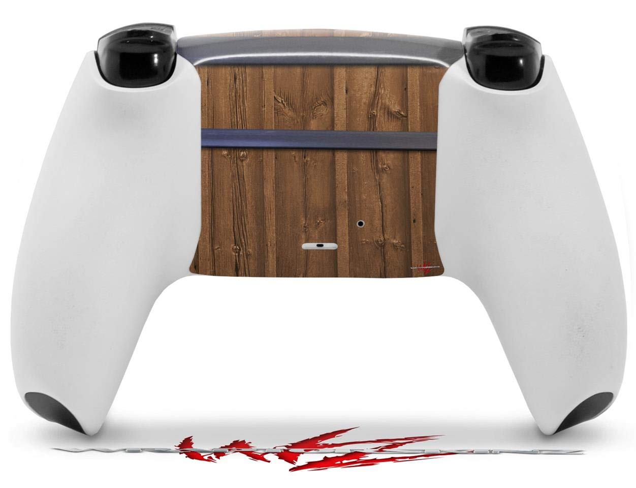 PS5 DualSense Wooden Skin Wrap for Gaming & Protection