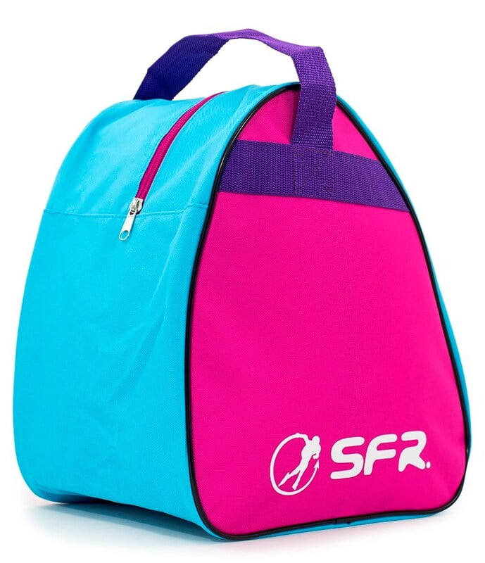 SFR Vision Junior Skate Bag Pink - Durable Roller Skating Backpack for Girls & Boys - Perfect for Ice Skating, Roller Derby & Skate Park Adventures