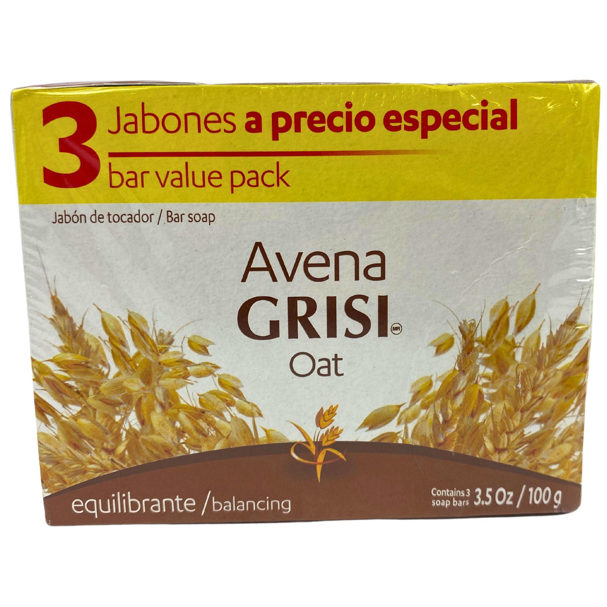Grisi Oatmeal Soap 3.5 oz (20-Piece Value Pack) - Natural Skin Care for Dry & Sensitive Skin - Perfect for Bath, Shower & Gift Sets