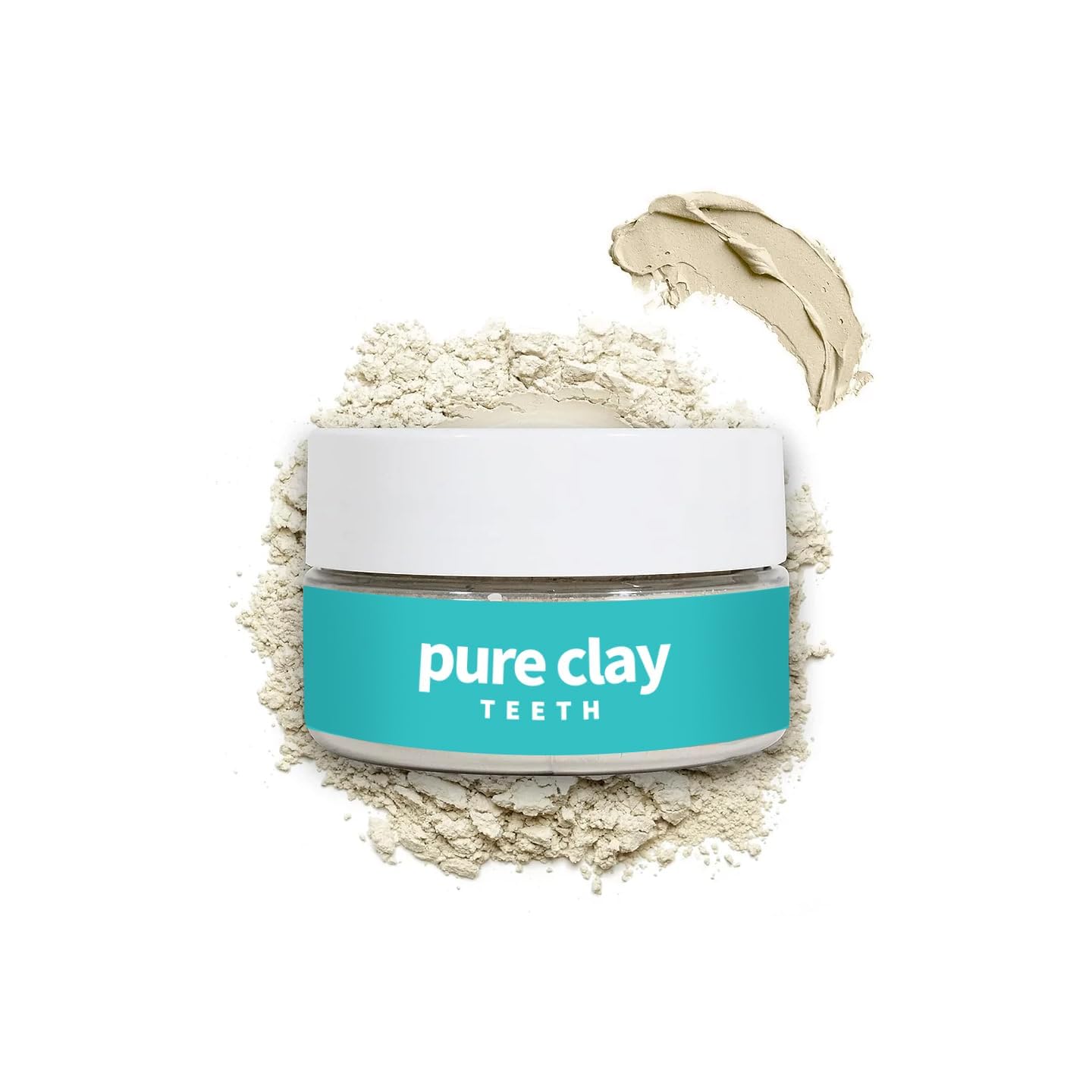 **Organic Calcium Bentonite Clay Toothpaste (1.41oz) – Natural Aztec Clay Tooth Powder, Food Grade Dental Care for Whitening & Detox – Travel Size for Home & On-the-Go Oral Hygiene**
