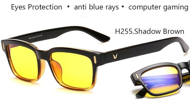 Blue Light Blocking Glasses for Computer & Screen Use - Anti Eyestrain, UV Protection - Perfect for Gaming, Office Work & Studying