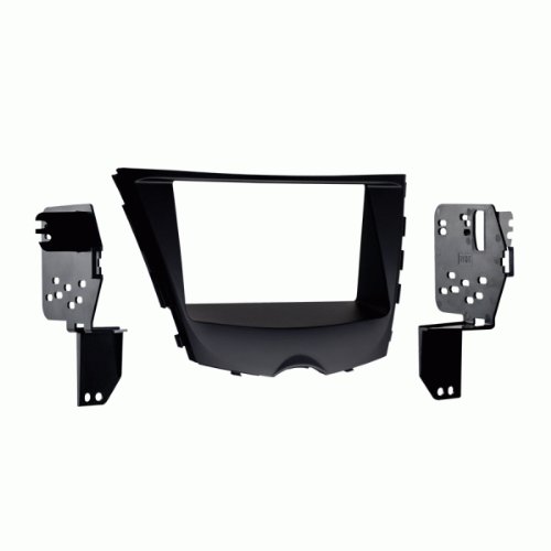 2016-2017 Hyundai Veloster Double Din Car Stereo Dash Kit - Matte Black Trim Bezel for Aftermarket Radio Installation | Perfect for Car Audio Upgrades & Custom Installations