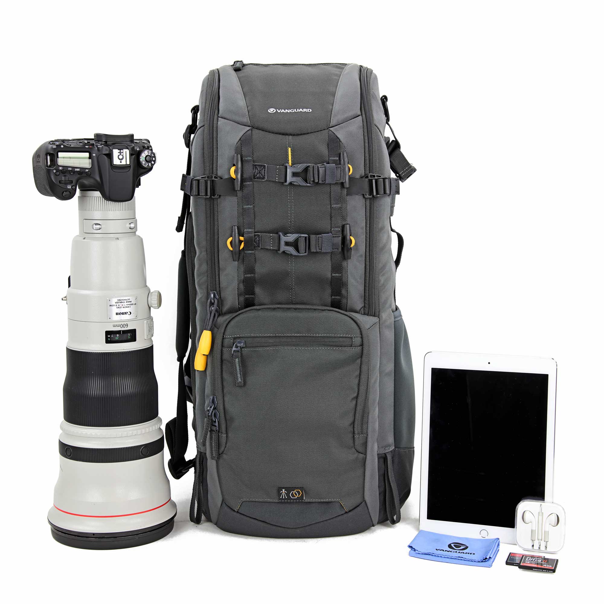 Alta Sky 66 DSLR Camera Backpack for Photographers - Waterproof & Durable Black/Gray Travel Bag - Perfect for Hiking, Travel & Professional Photography