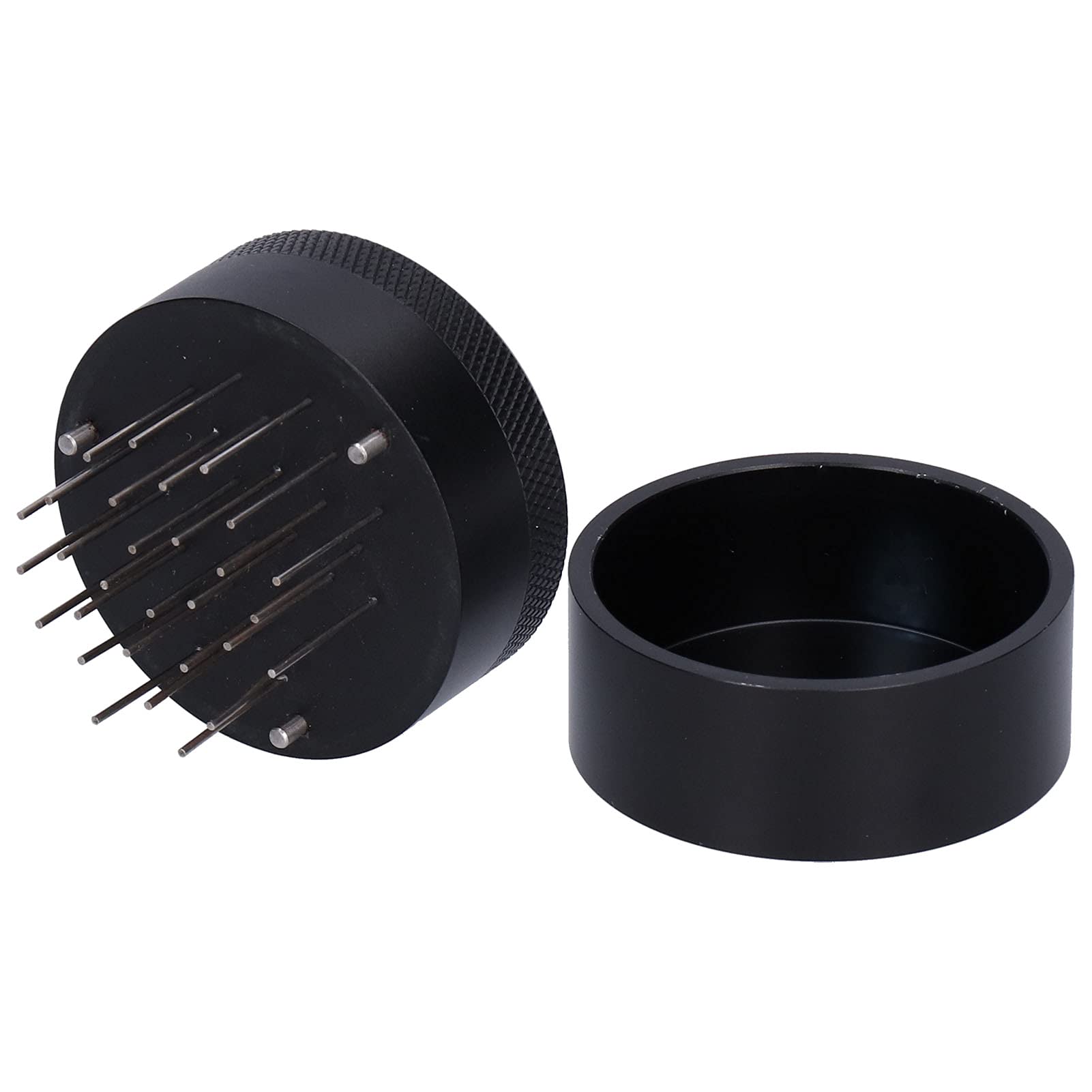 Premium Aluminum Alloy Coffee Powder Tamper - Professional Espresso Tamping Tool for Baristas, Coffee Shops, Offices & Home Use | Perfect for Latte Art & Consistent Espresso Extraction