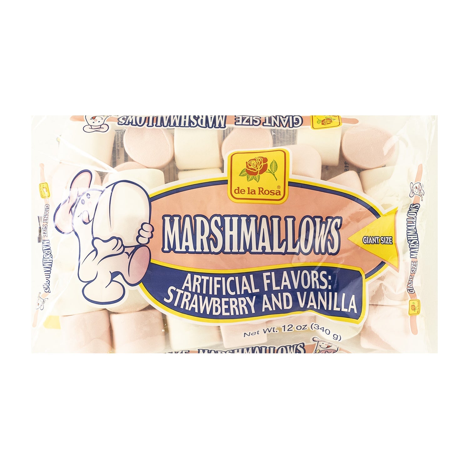 De La Rosa Giant Marzipan Candy | 12oz Bag | Mexican Peanut Confectionery for Parties, Gifts & Snacking