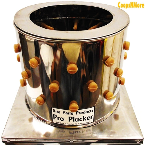 Rite Farm Products Small Pro Plucker - Efficient Quail Plucker Machine for Poultry Processing | Perfect for Small Farms & Homesteading
