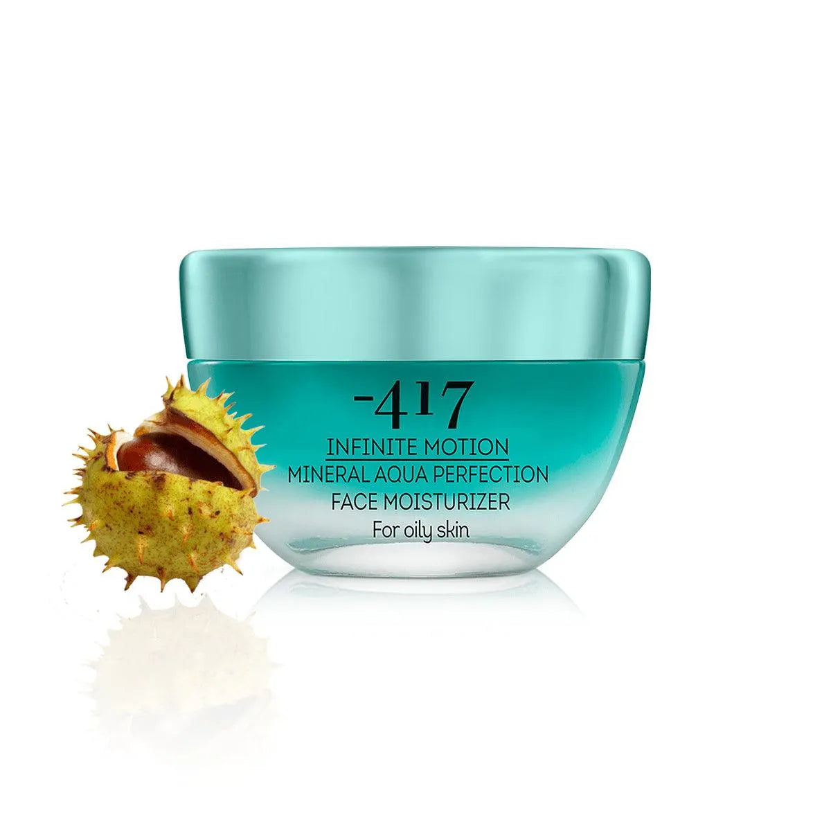 417 Mineral Aqua Perfection Face Moisturizer for Oily Skin - Oil-Free Hydration & Pore Minimizing Cream - Perfect for Daily Skincare Routine & Makeup Prep