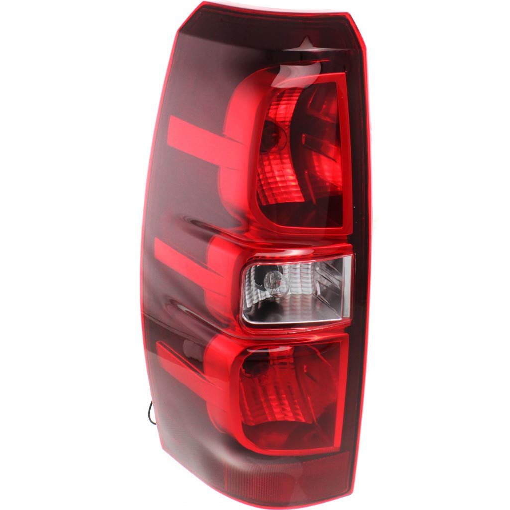 2007-2013 Chevy Avalanche Tail Light Assembly - Driver Side with Bulbs | CAPA Certified Replacement for GM2800222 | Perfect for Night Driving & Vehicle Safety Upgrades