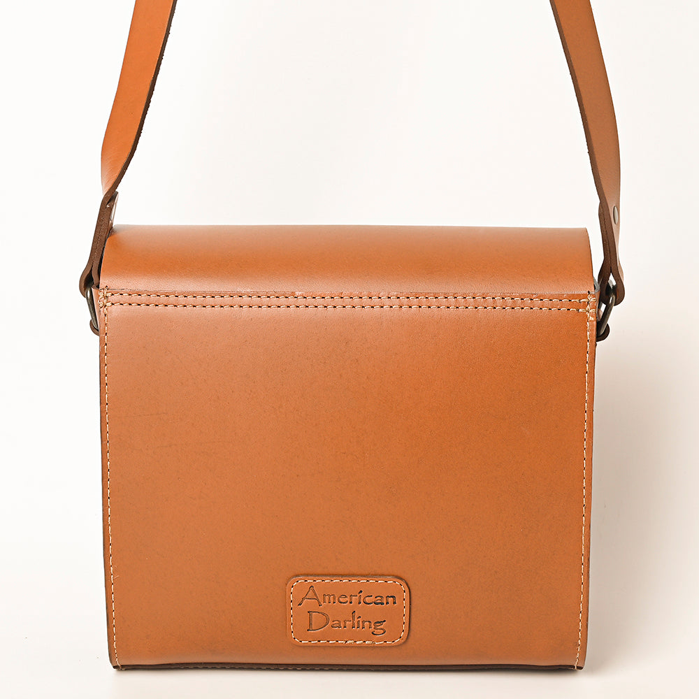 American Darling ADBG1440 Genuine Leather Women's Western Handbag Purse - Stylish Cowgirl Crossbody Bag for Rodeo, Country Music Festivals & Everyday Use