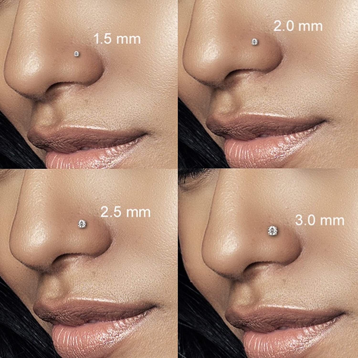 HighSpark 92.5 Sterling Silver Nose Pin for Women | Simple & Elegant Nose Piercing Jewelry for Women & Girls | Perfect Gift for Birthday, Anniversary & Special Occasions | Everyday Wear & Party Accessories