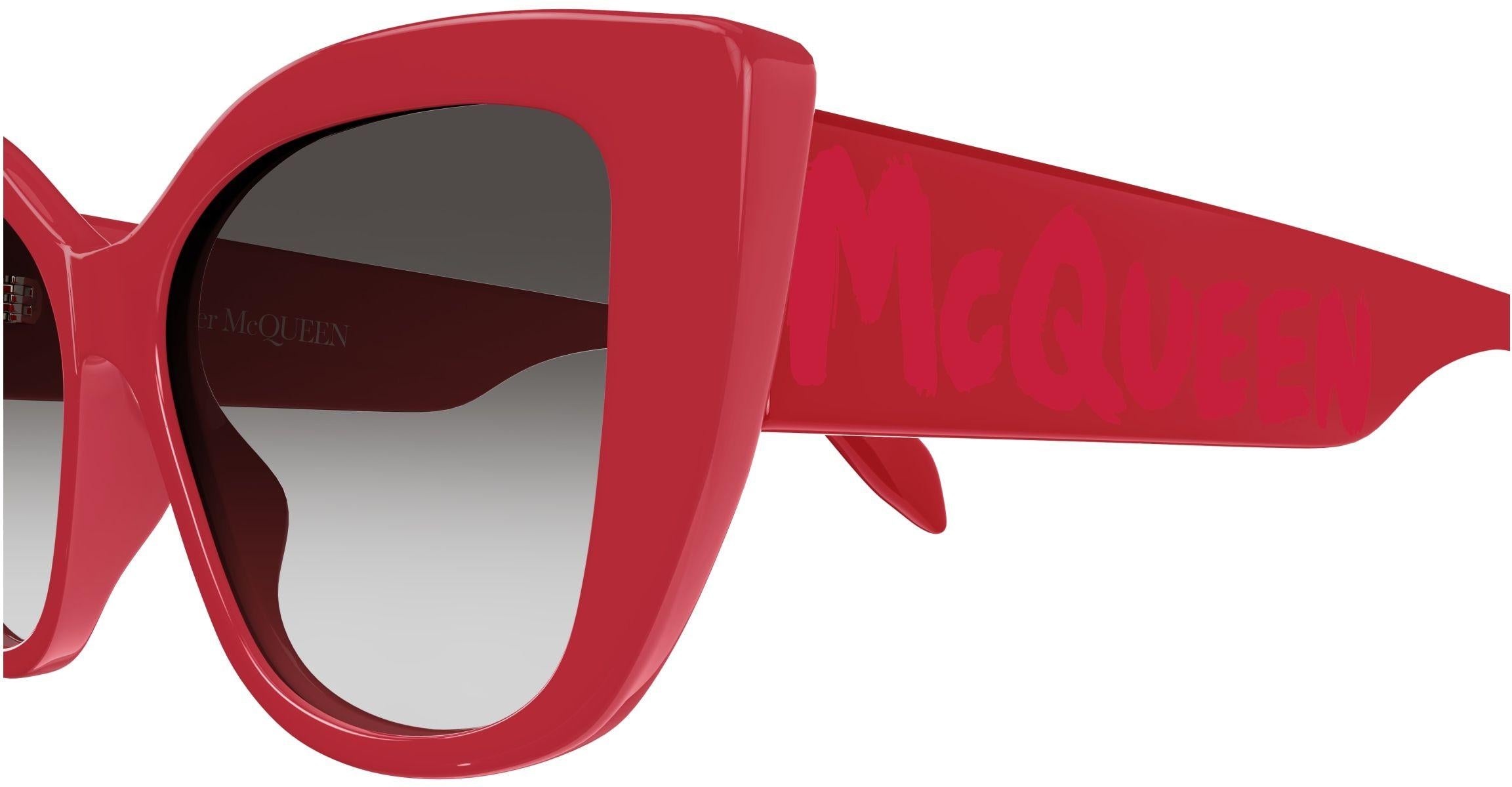 Alexander McQueen AM0347S Casual Lines Sunglasses for Women - Stylish UV Protection Shades for Outdoor, Beach & Driving