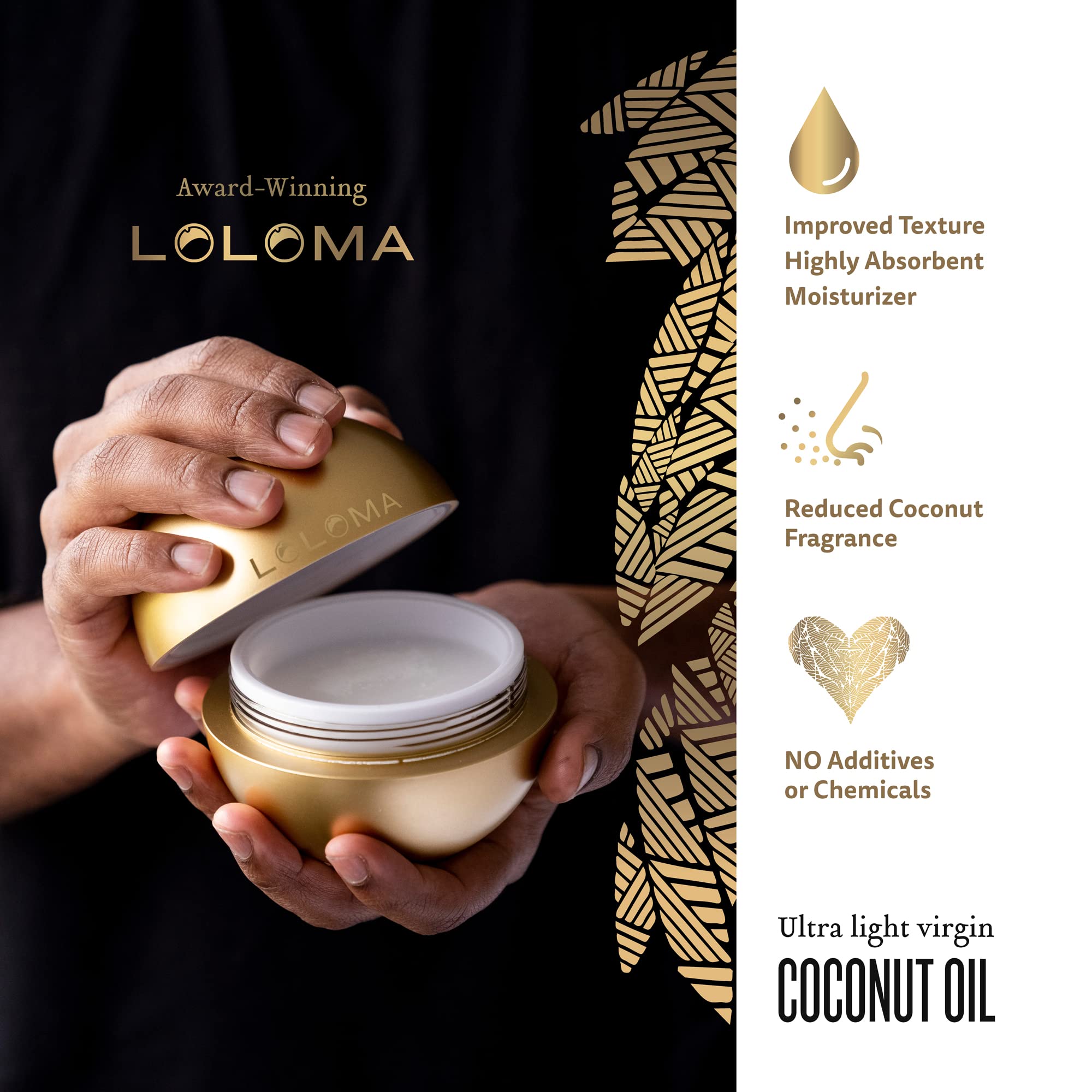 Organic Virgin Coconut Oil from Fiji - Natural Moisturizer for Babies & Adults | Chemical-Free, Light Scent, Fast Absorbing | Perfect for Skin Care, Hair Treatment & Cooking