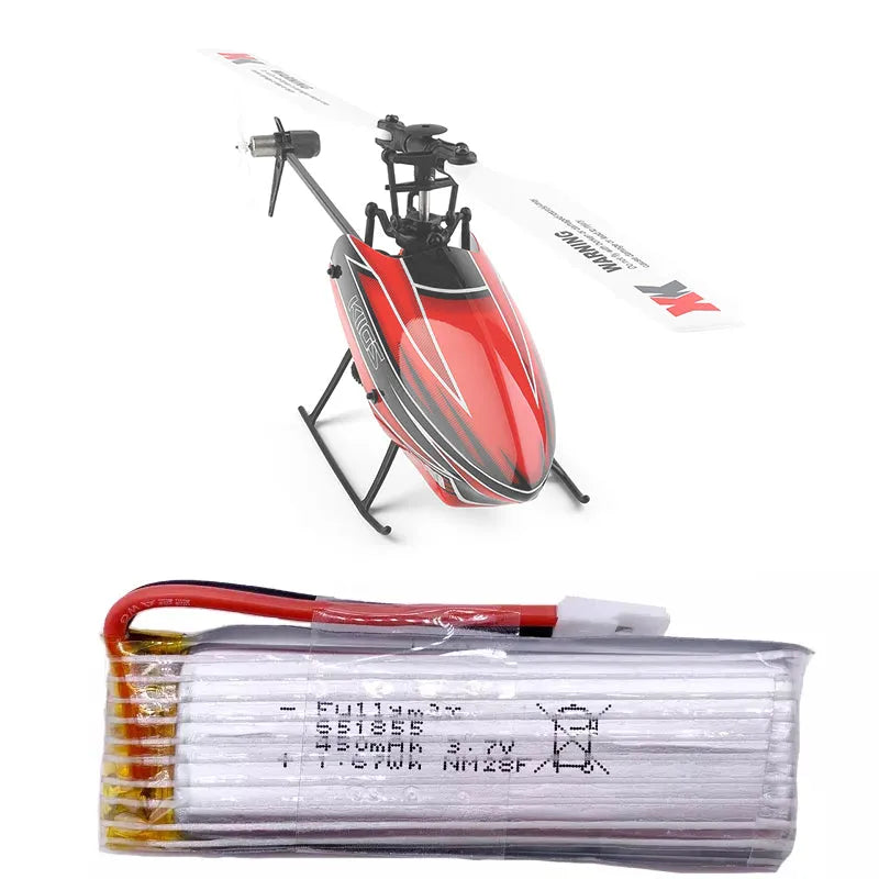 WLtoys K110 K110s 3.7V 450mAh 1S LiPo Battery with PH2.54 Plug - 2 Pack Replacement Battery for RC Helicopter Drone - Perfect for Indoor/Outdoor Flying and Aerial Photography