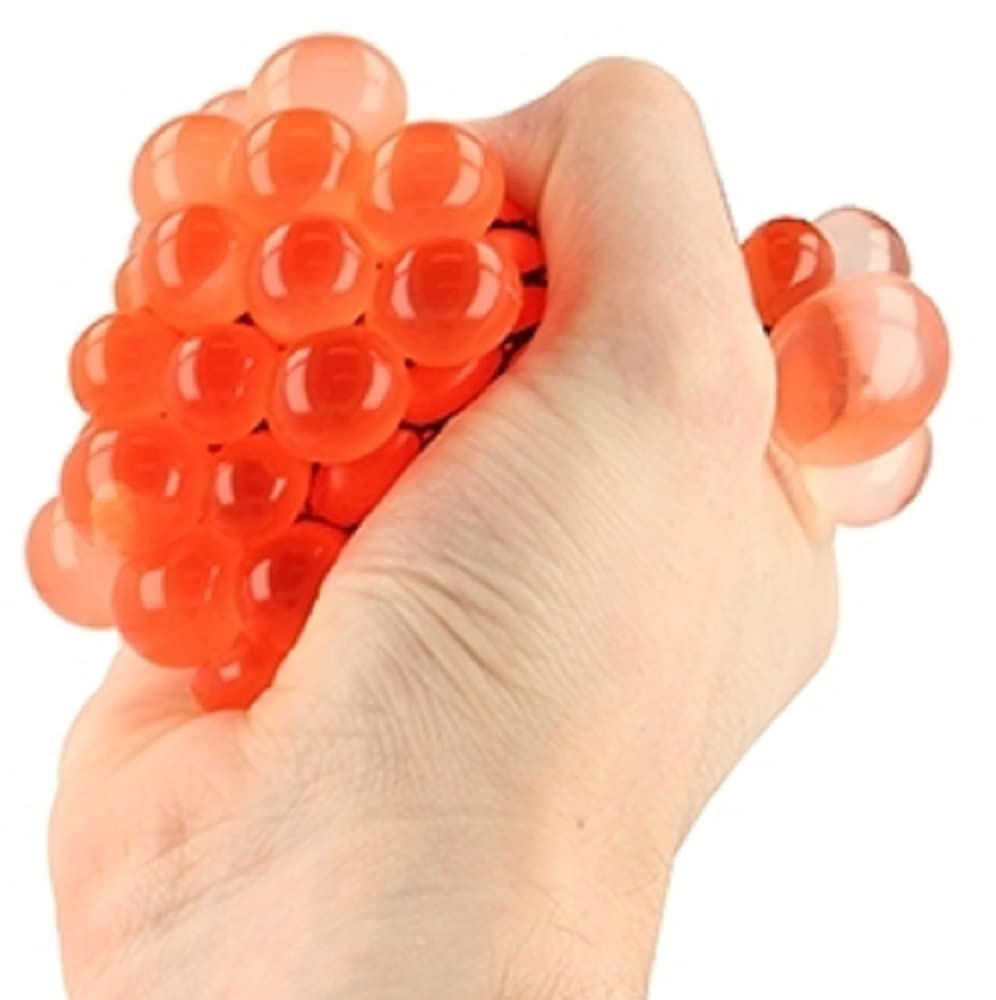 Rhode Island Novelty Stretchy Mesh Squishy Ball - Assorted Colors for Stress Relief, Sensory Play & Party Favors | Perfect for Kids, Adults & Office Desk Toys
