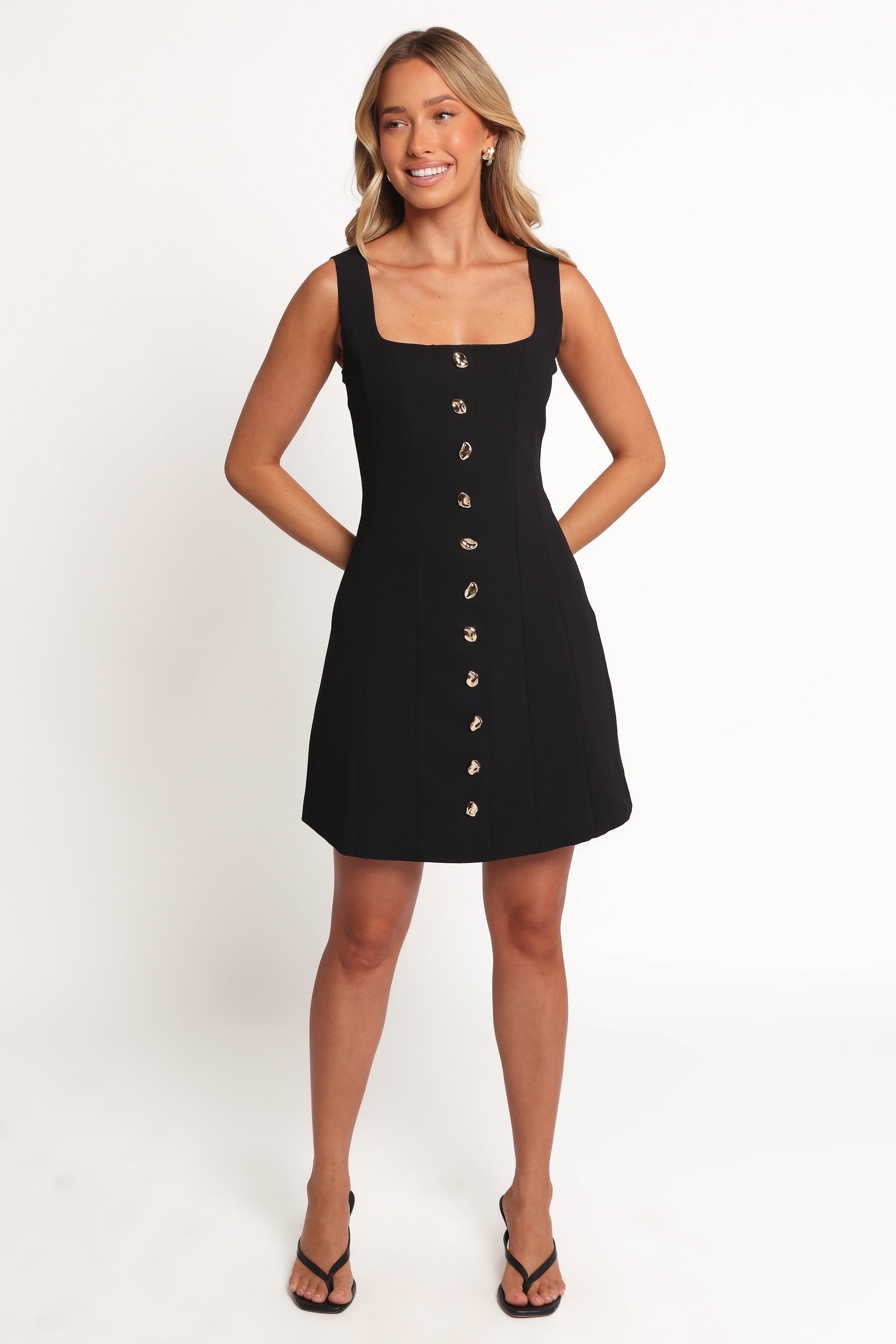 Heidi Mini Dress for Women - Sexy Black Bodycon Party Dress for Night Out, Club, Date Night | Slim Fit Short Sleeve Cocktail Dress