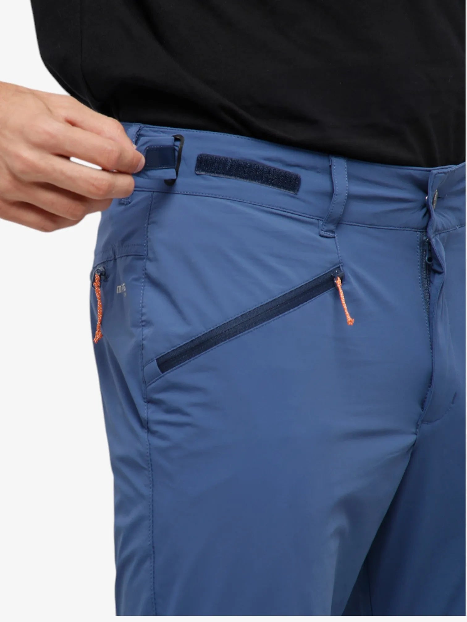 Rex Trekking Convertible Hiking Pants for Men - Lightweight & Detachable Blue Outdoor Pants for Hiking, Camping & Travel Adventures