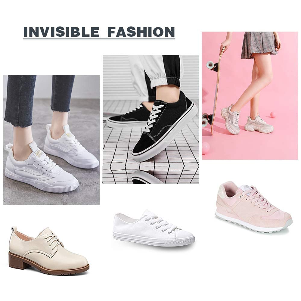 AKOENY Women's No Show Socks 6-Pack - Low Cut Invisible Ankle Socks for Flats, Sneakers & Loafers - Comfortable Liner Socks for Everyday Wear, Workouts & Casual Outfits