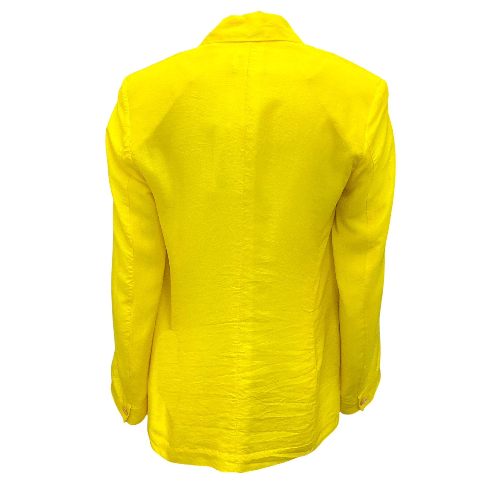 Forte Forte Blond Yellow 2022 La Seta Silk Jacket - Women's Luxury Silk Blazer for Office Wear & Evening Events