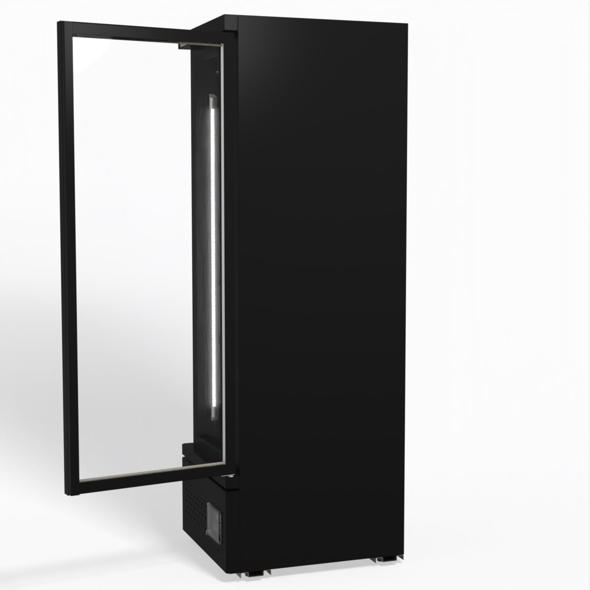 450L Single Glass Door Upright Display Refrigerator for Commercial Use - Perfect for Supermarkets, Convenience Stores, and Restaurants