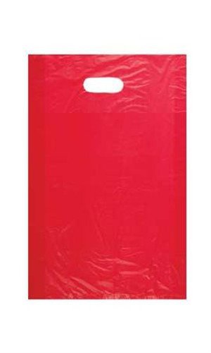 Premium Red High-Density Medium Merchandise Bags 12
