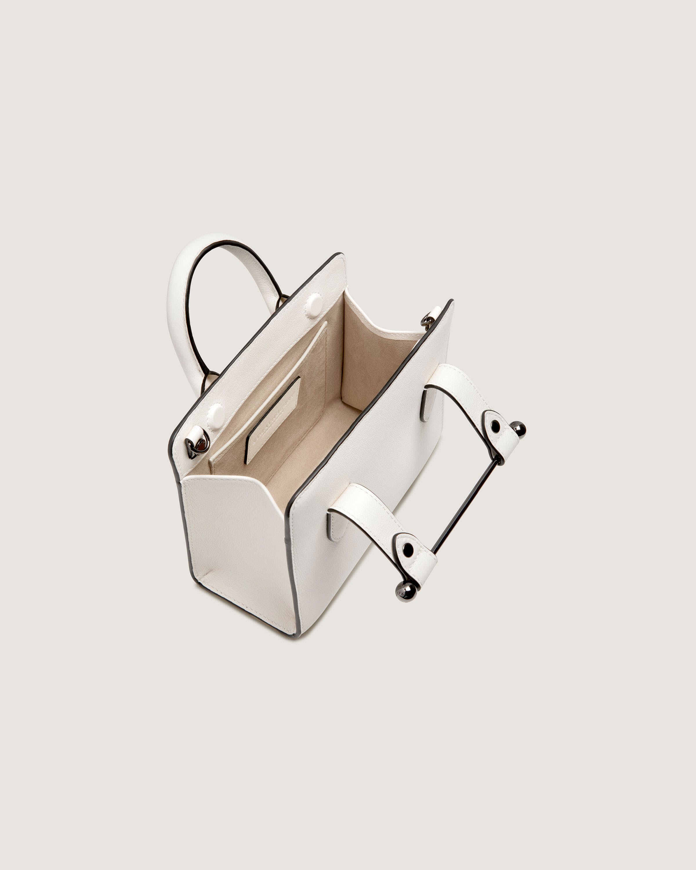 Nano Tote Bag - Premium White Mini Handbag for Women | Lightweight & Durable | Perfect for Work, Travel & Everyday Use