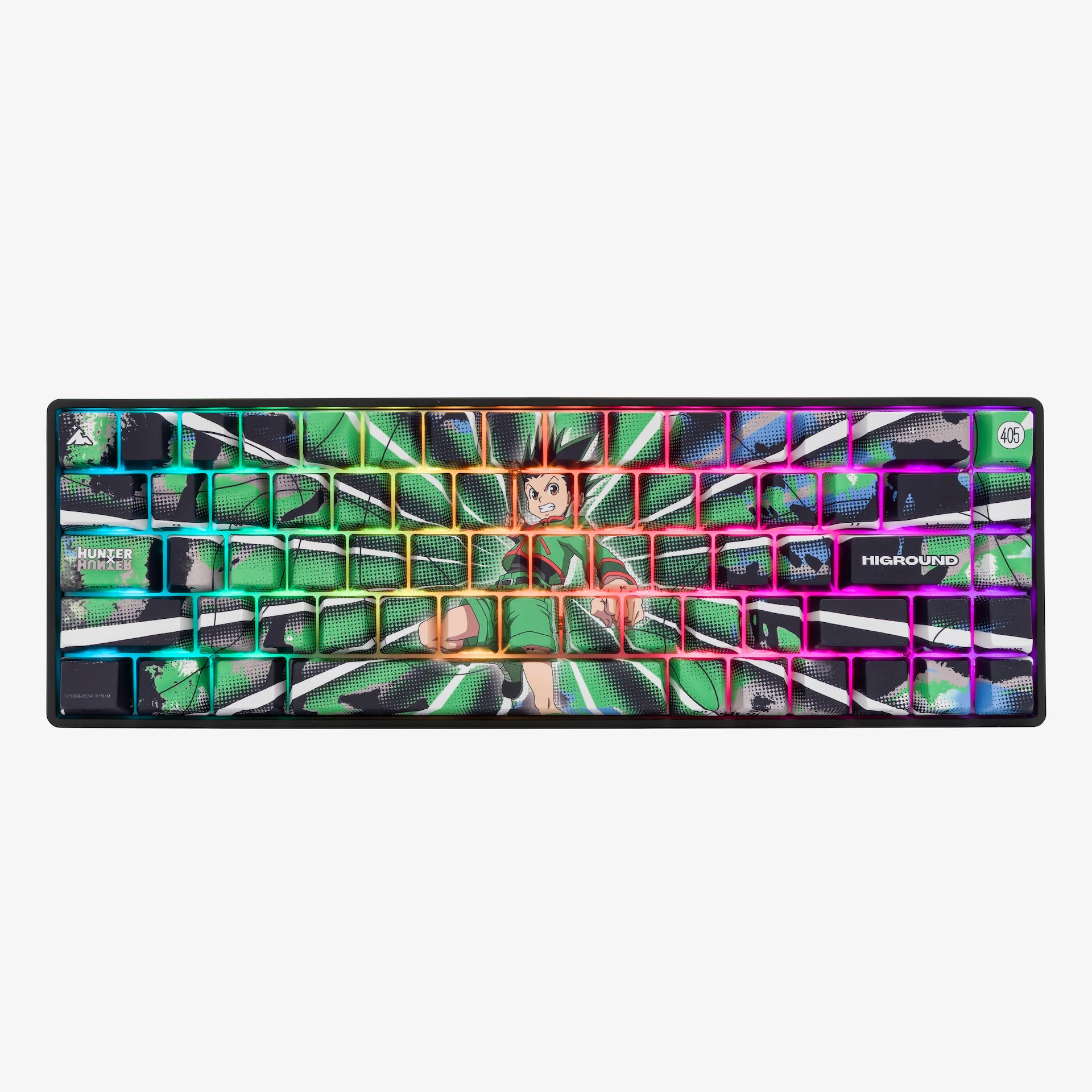 HxH x HG Basecamp 65HE Mechanical Keyboard - Gon Freecs Edition | Compact 65% Layout, Hot-Swappable Switches | Perfect for Gaming, Coding & Office Work