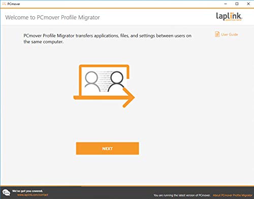 Laplink PCmover Profile Migrator Software - Instant Download | Transfer User Profiles on Same PC | 25 Uses | Perfect for Windows Upgrades & Data Migration