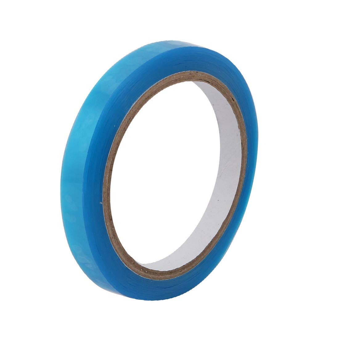 New Lon0167 Transparent Blue PET Film Tape - 50M Long, 10mm Wide, Easy-Clear Single Sided, Reliable Adhesion - Perfect for Packaging, Crafts, and Office Use