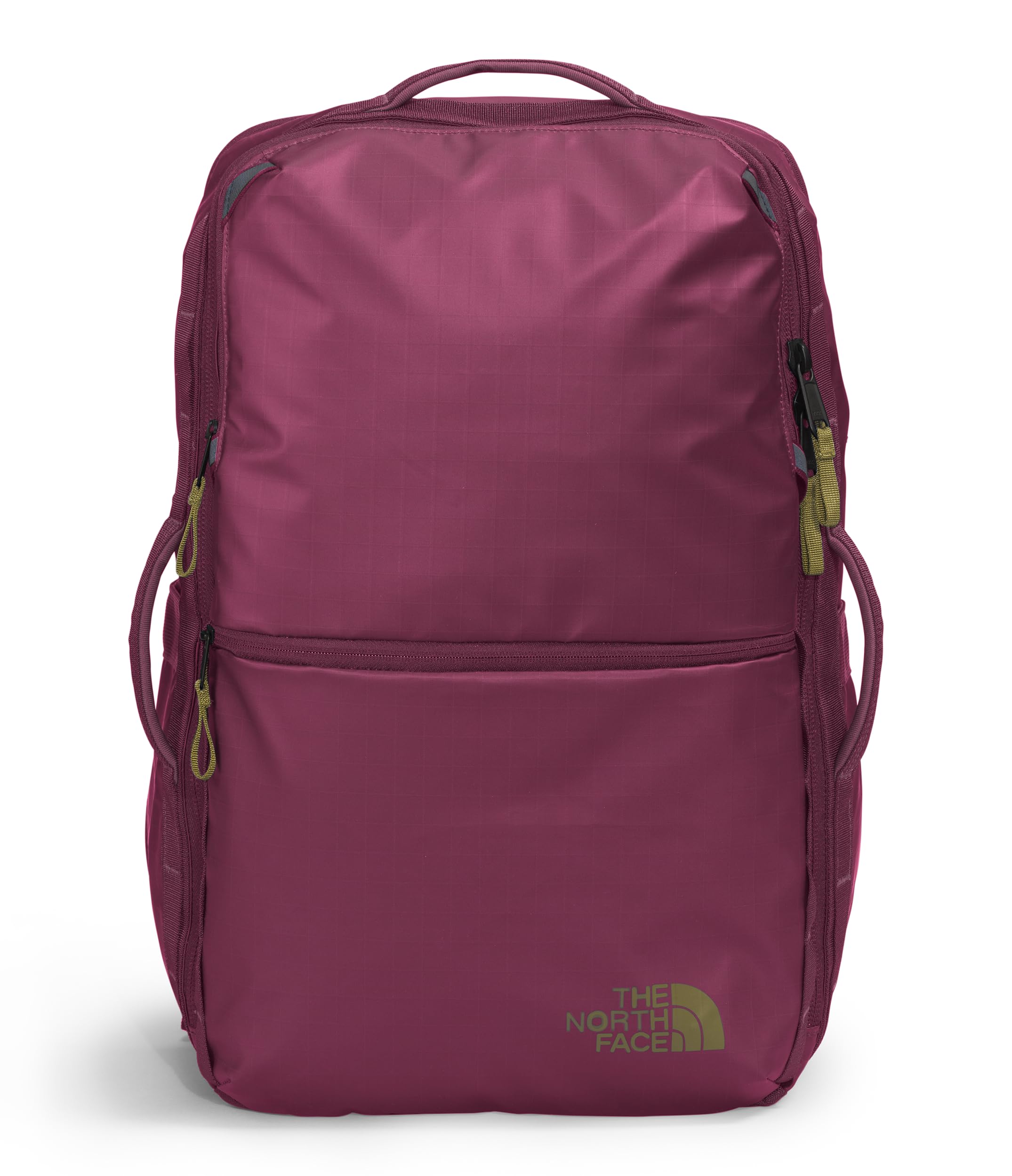The North Face Base Camp Voyager Travel Backpack - Durable & Water-Resistant Hiking Pack for Men & Women, Boysenberry/Sulphur Moss, One Size - Perfect for Camping, Backpacking & Outdoor Adventures