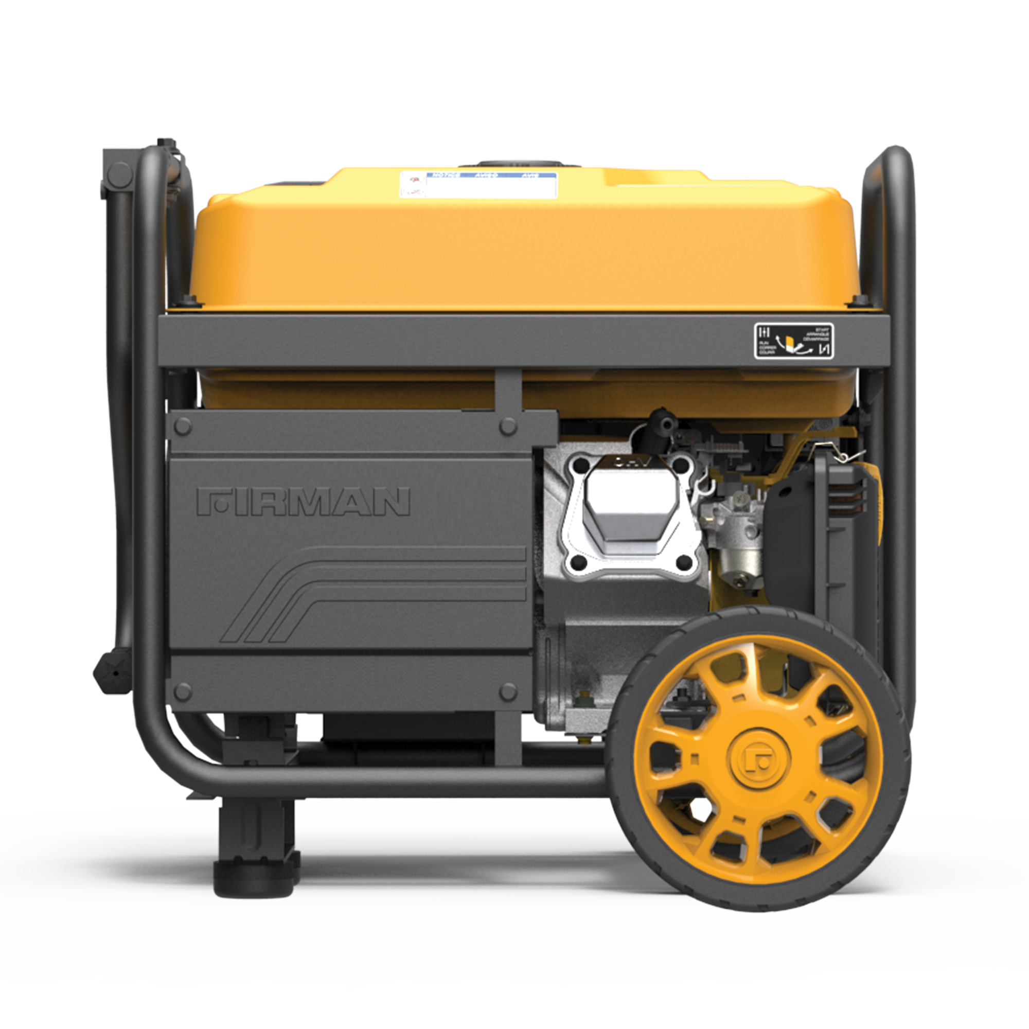 5000W Portable Gas Generator with Remote Start - 120V Quiet Inverter for Camping, RV & Emergency Power Backup
