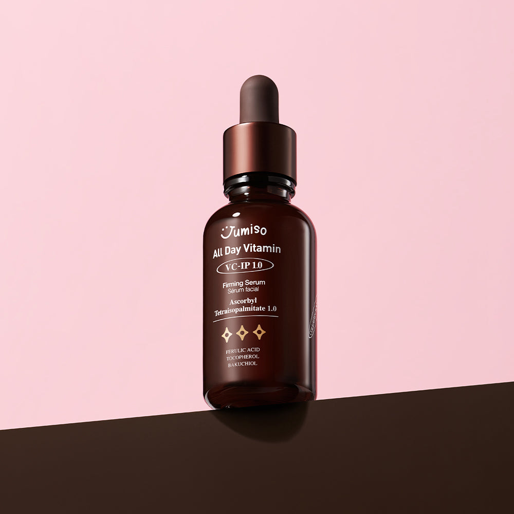 Jumiso All Day Vitamin C Brightening & Firming Serum 30ml - Anti-Aging Face Serum for Glowing Skin, Day & Night Use