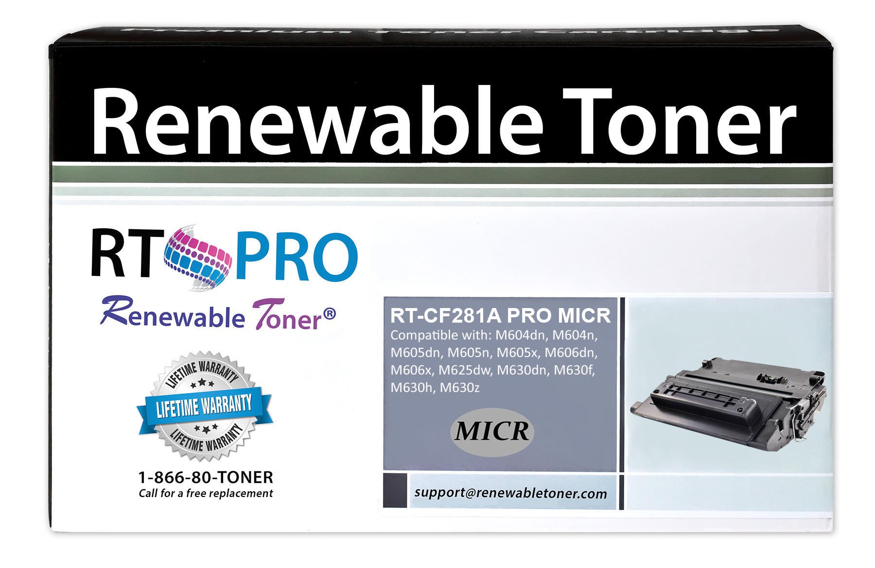 HP CF281A Compatible Toner Cartridge - High Yield 81A MICR PRO Replacement for LaserJet M604 M605 M606 MFP M630 Printers | Perfect for Check Printing & Office Documents