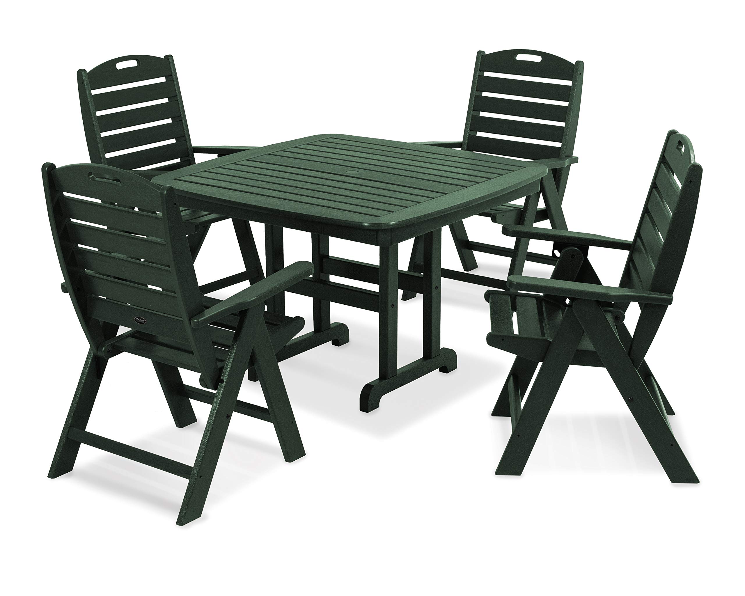Trex Outdoor Furniture™ Yacht Club 7-Piece Dining Set - Durable Rainforest Canopy Collection - Perfect for Patio, Deck, Poolside & Backyard Entertaining